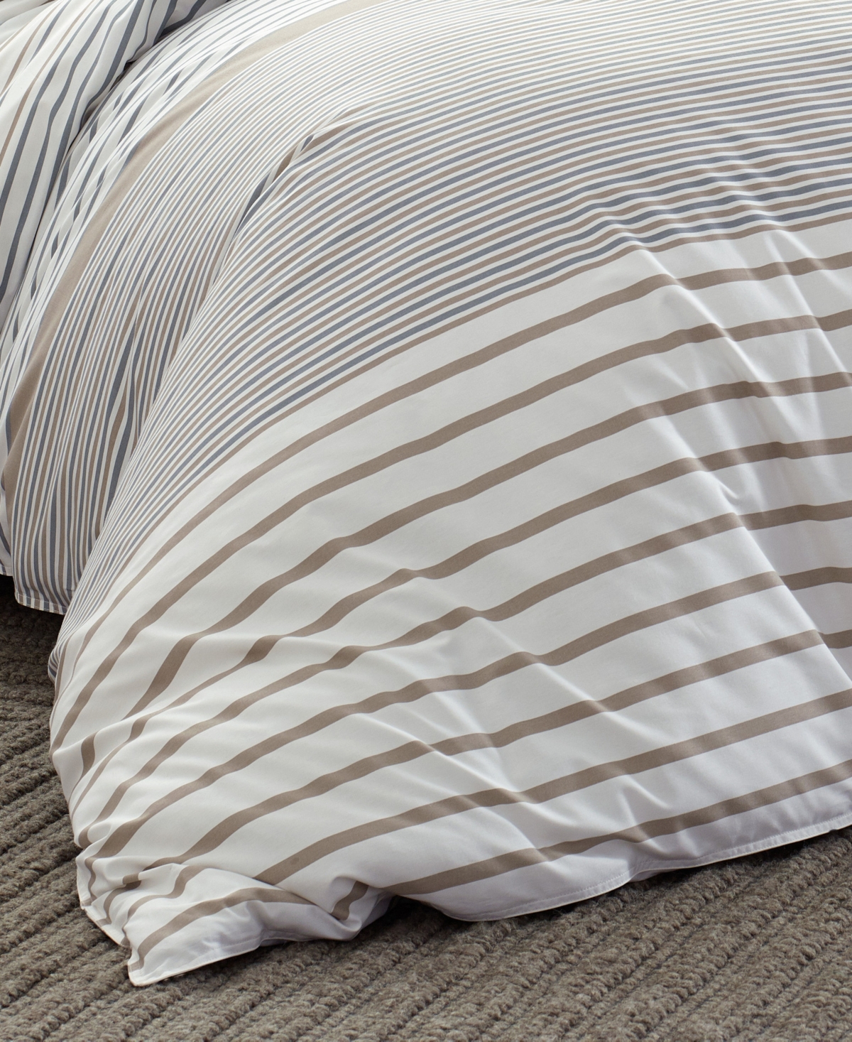 Eddie Bauer Cooper Stripe Duvet Cover Set