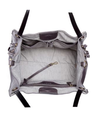 Women's Genuine Leather Daisy Tote Bag