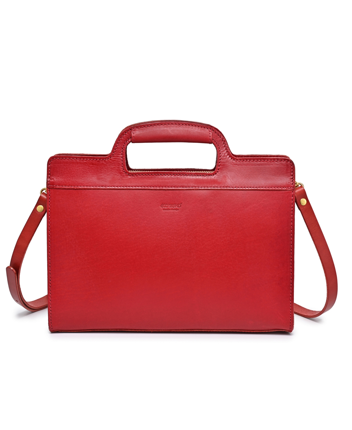 Old Trend Women's Genuine Leather Sleek Creek Crossbody Bag In Red
