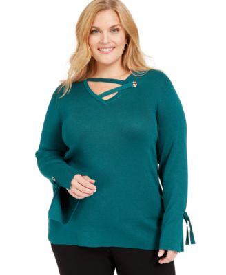 macys plus size sweaters