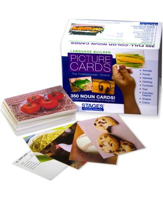 Stages Learning Materials Language Builder Picture Noun Photo Flash Cards