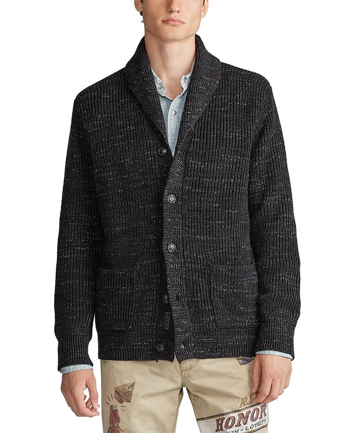 Polo Ralph Lauren Men's Shawl Cord Sweater - Macy's