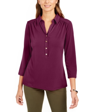 Charter Club Knit Polo Shirt Created for Macy's