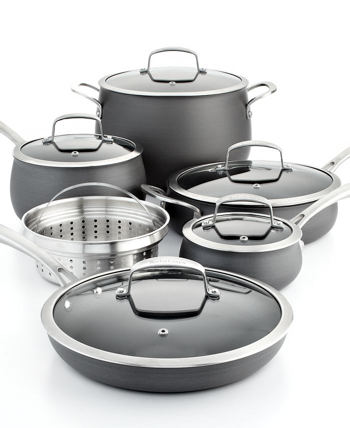 Belgique Hard Anodized 11Pc. Cookware Set, Created for Macy's Macy's