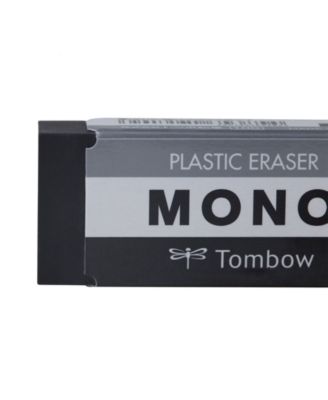 Tombow MONO Eraser, Medium, Black, 3-Pack