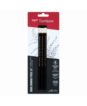 Tombow Mono Professional Drawing Pencil Set, 3-Pack