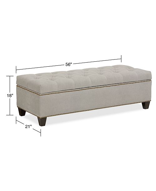 Furniture Rosalind Storage Ottoman Bench Reviews Furniture