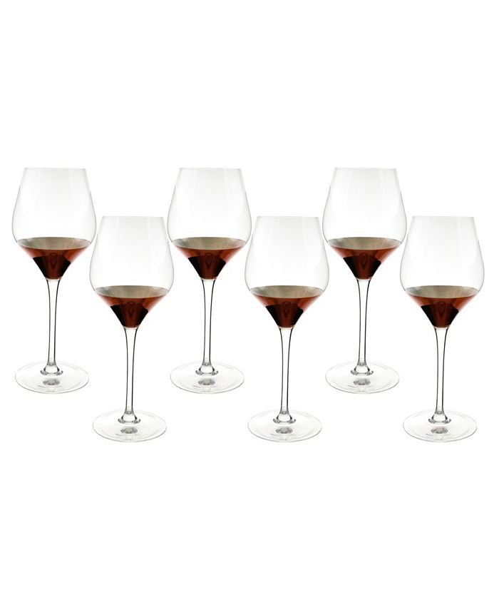 Three Star 6 Piece Set of Wine Glasses Macy's