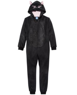 Max & Olivia - Little & Big Girls Cat Coverall Pajama