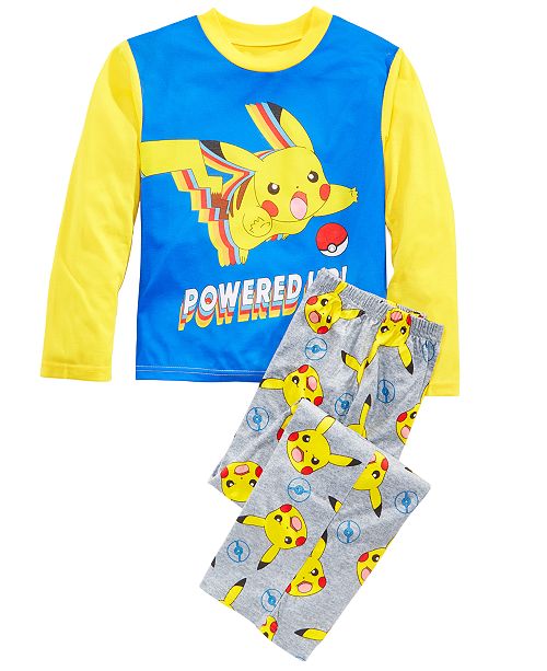 Ame Little Big Boys 2 Pc Pokemon Pajamas Set Reviews Pajamas Kids Macy S