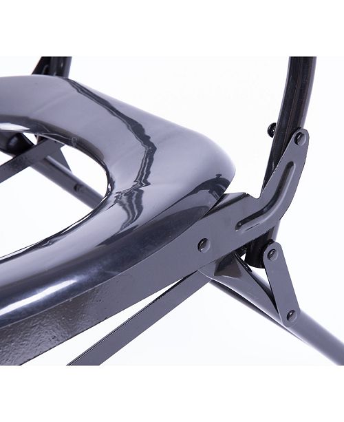 playberg folding portable toilet seat for camping and hiking qi003348