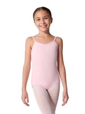 Capezio Girls V-Neck Camisole Leotard - Pink 22$