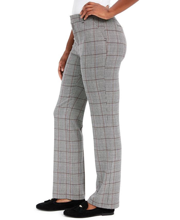 Charter Club Houndstooth Trousers, Created for Macy's & Reviews - Pants ...