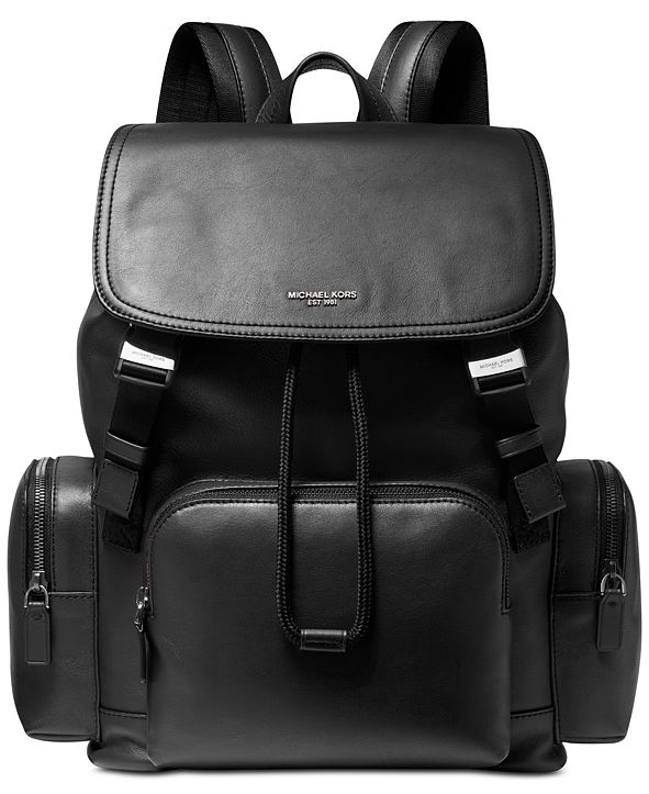 Michael Kors Men's Henry Leather Rucksack & Reviews - All Accessories ...