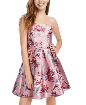 juniors fit and flare party dresses