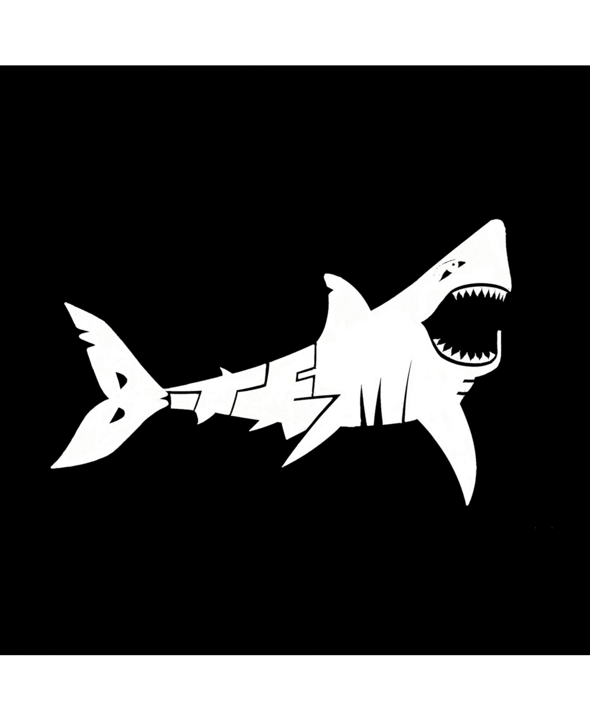 La Pop Art Men's Word Art Hooded Sweatshirt - Bite Me