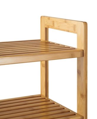 Bamboo Shoe Rack, Pack of 2