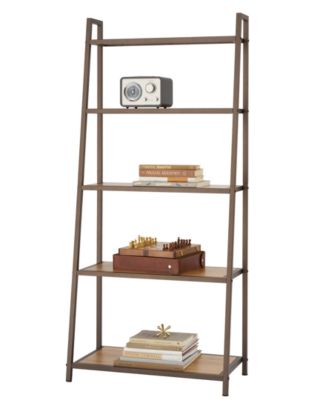 5- Tier Leaning Bamboo Rack