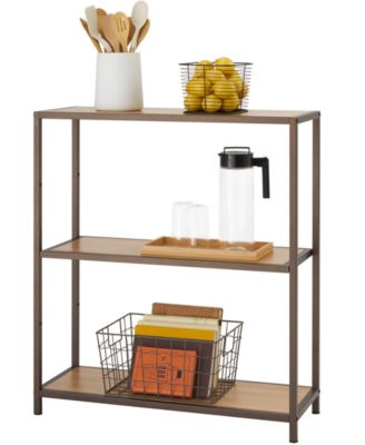3-Tier Bamboo Shelving Rack