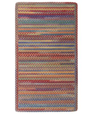 Capel - Area Rug, American Legacy Rectangle Braid 0210-950 Primary Multi 4' x 6'