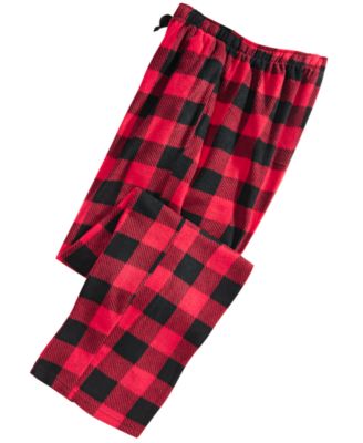 mens buffalo check pj pants