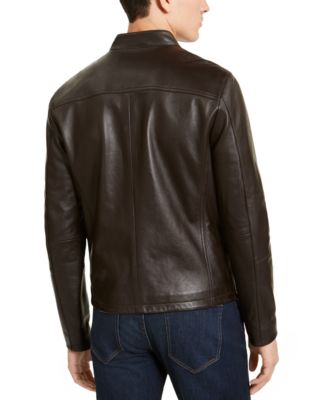 michael kors men's racer jacket