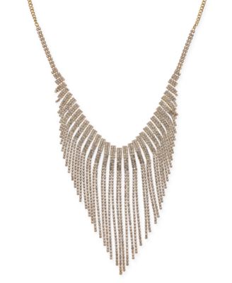 Thalia Sodi - Gold-Tone Rhinestone Statement Necklace, 16" + 3" extender