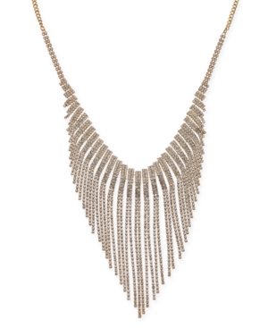 image of Thalia Sodi Gold-Tone Rhinestone Statement Necklace, 16