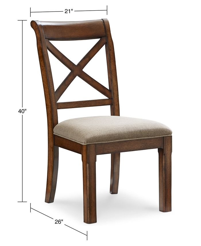 Furniture Closeout! Mandara XBack Side Chair Macy's