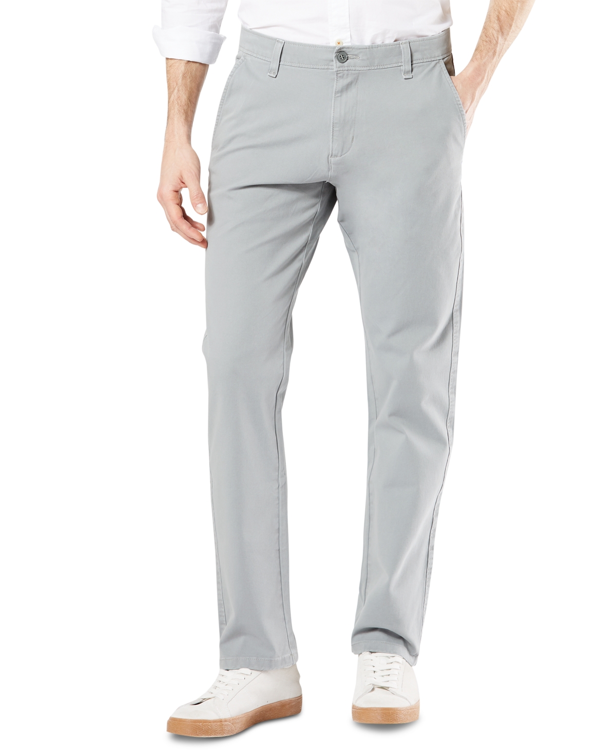 Dockers Men's Ultimate 360 Slim-fit Chino Pants In Wet Stone Grey