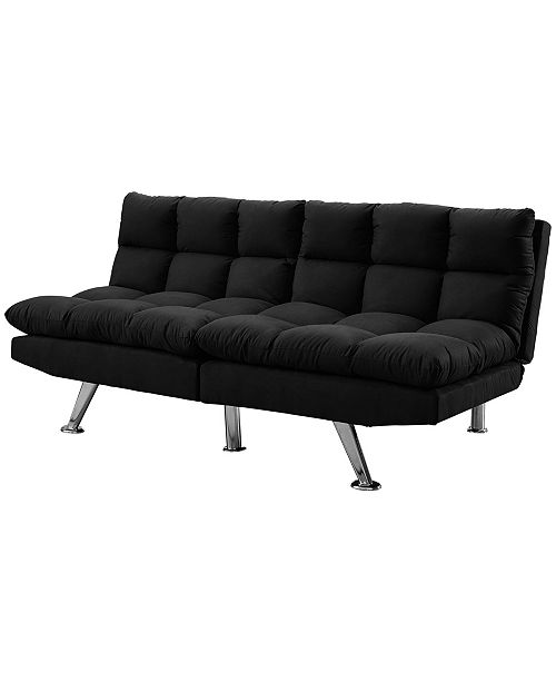 Monarch Specialties Micro Suede Click Clack Futon Reviews