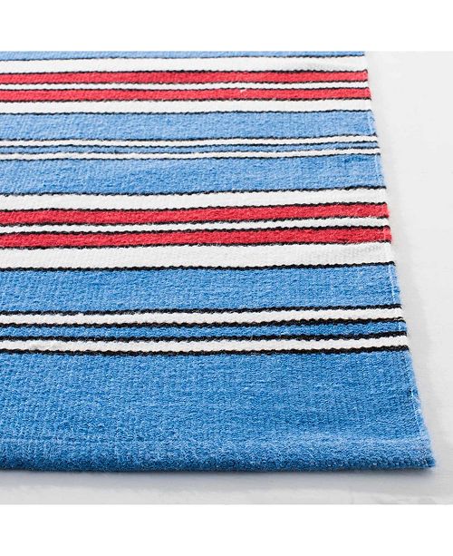 Lauren Ralph Lauren Leopold Stripe LRL2462D Royal Blue 8 ...