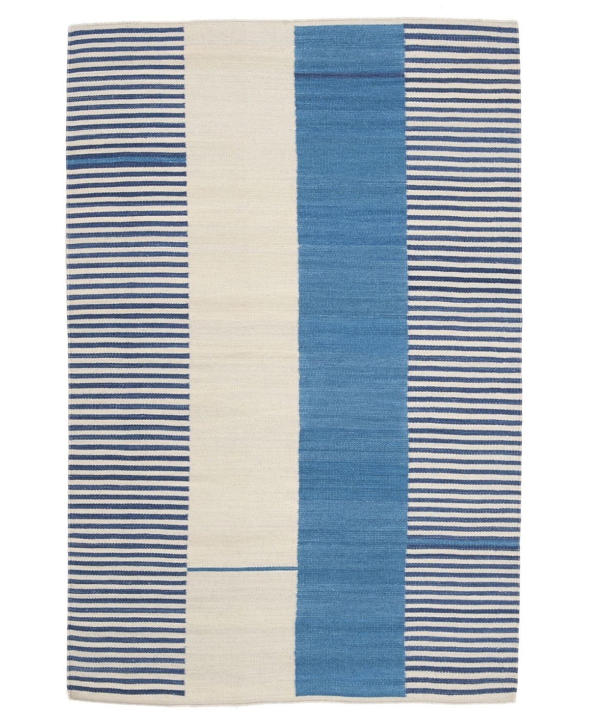 Lauren Ralph Lauren Aryn Stripe LRL7310B Pool 8' X 10' Area Rug - Blue