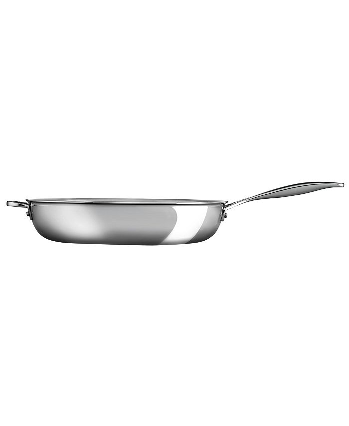 Le Creuset Stainless Steel 12.5" Deep Fry Pan with Helper Handle Macy's
