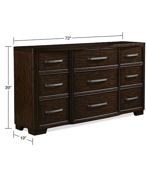 Furniture Closeout Fairbanks Dresser With Hidden Storage Drawer