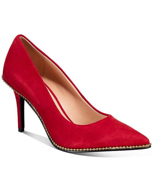 coach waverly pump pink