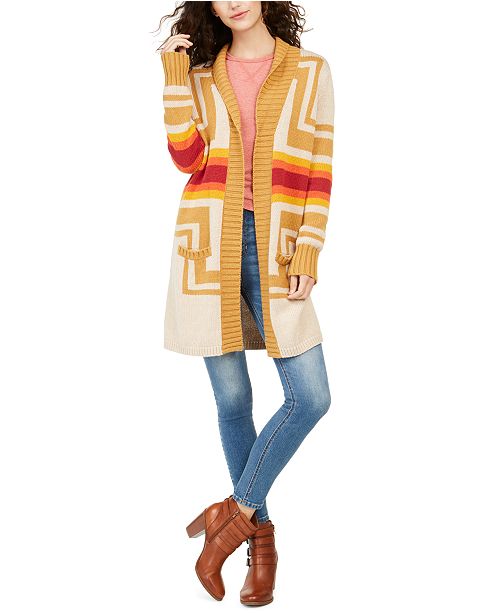 Pendleton Harding Open Front Cardigan Reviews Women Macy S