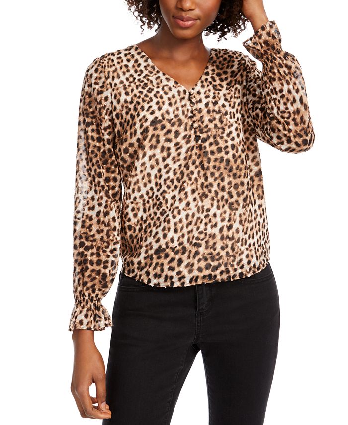Macys animal print tops shop
