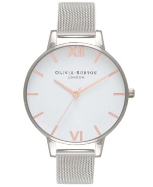 image of Olivia Burton Women-s Stainless Steel Mesh Bracelet Watch 38mm