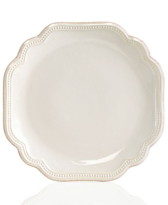 Lenox Dinnerware French Perle Bead White Salad Plate Macy s