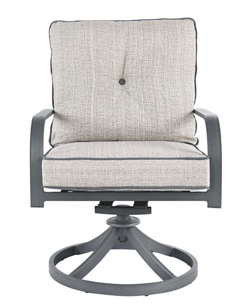 Signature Design By Ashley Ashley Furniture Donnalee Bay Outdoor Swivel Lounge Chair Set Of 2 Reviews Furniture Macy S