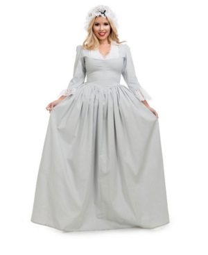 BuySeasons Women's Colonial Woman Grey Adult Costume
