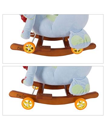Happy trails elephant plush rocking animal shop