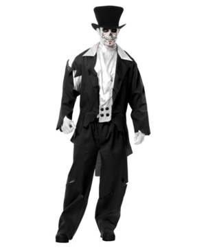 BuySeasons Men's Ghost Groom Adult Costume