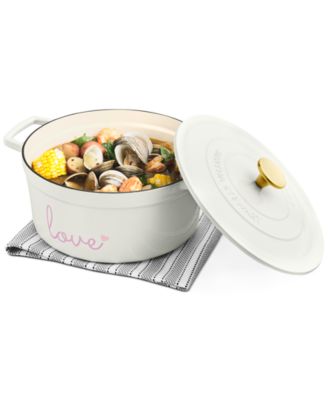 Martha Stewart Collection Martha Stewart 6-Qt. Love Cast Iron Dutch Oven, Created for Macy's
