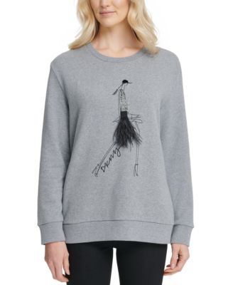 DKNY - Graphic Embellished Sweatshirt