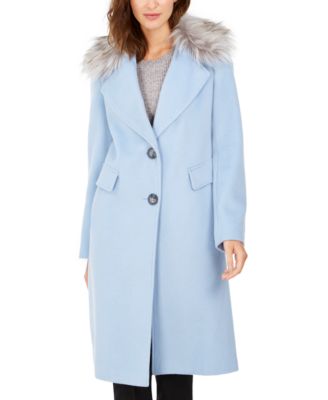 calvin klein petite wool coat