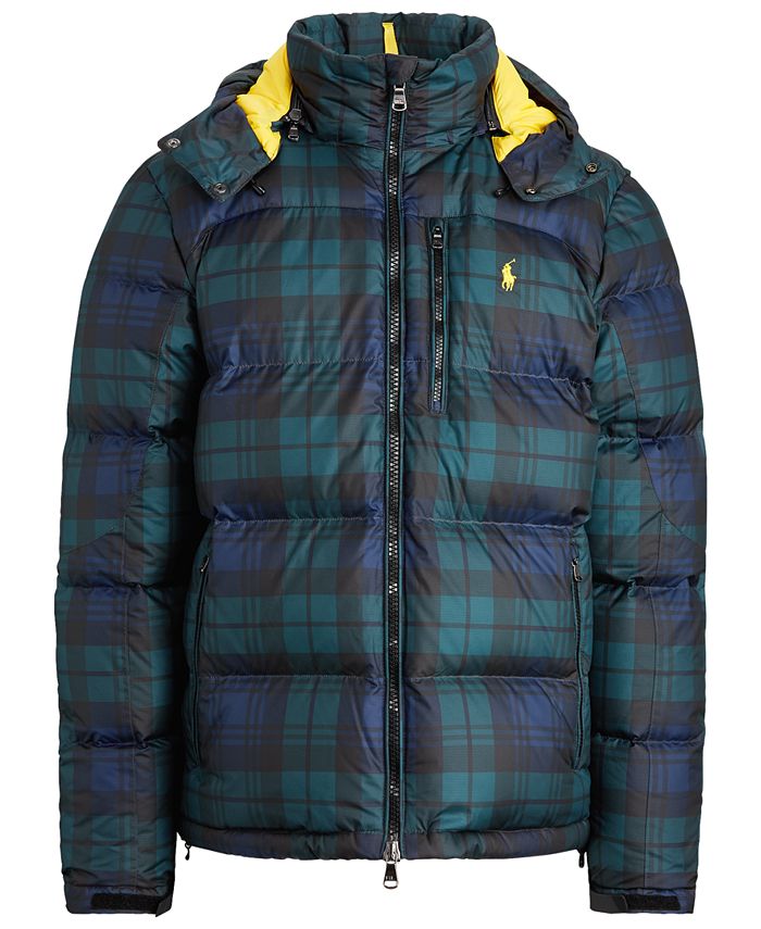 Polo Ralph Lauren Men's Tartan Down Jacket Macy's