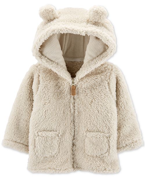 Carter S Baby Boys Girls Faux Sherpa Hoodie Reviews Coats