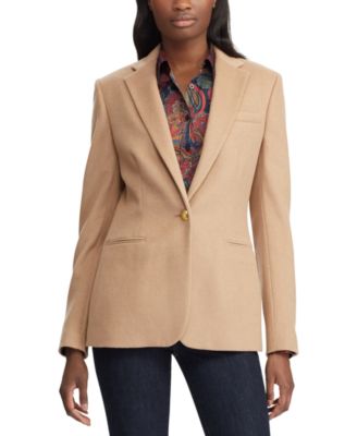 ralph lauren camel blazer